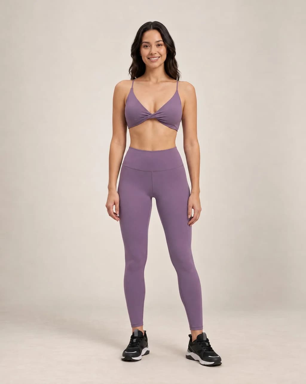 Delicate Flow - V-Neck Thin-Strap Yoga Sports Bra