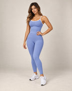 Seamless Stride - Contrast-Trim Yoga & Running Vest