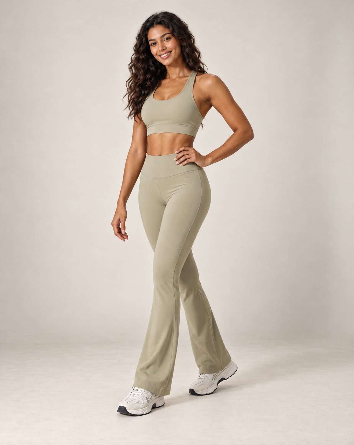 Bare Horizon - Soft-Feel Butt-Lifting Flared Yoga Pants