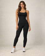 Seamless Stride - Contrast-Trim Yoga & Running Vest