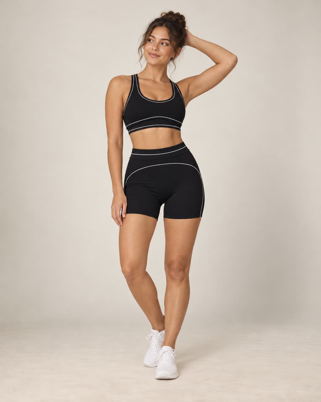 Prism Sprint - Colorblock High-Waisted Running Shorts