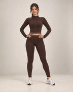 Soft Mix - Brushed Mixed-Fabric Zip-Up Yoga Jacket