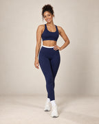 Prism Pace - Colorblock High-Waisted Fitted Workout Pants