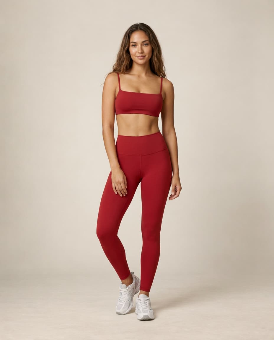 Soft Balance - Brushed Double-Strap Yoga Sports Bra