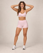 Seamless Edge - Contrast-Trim Sports Bra