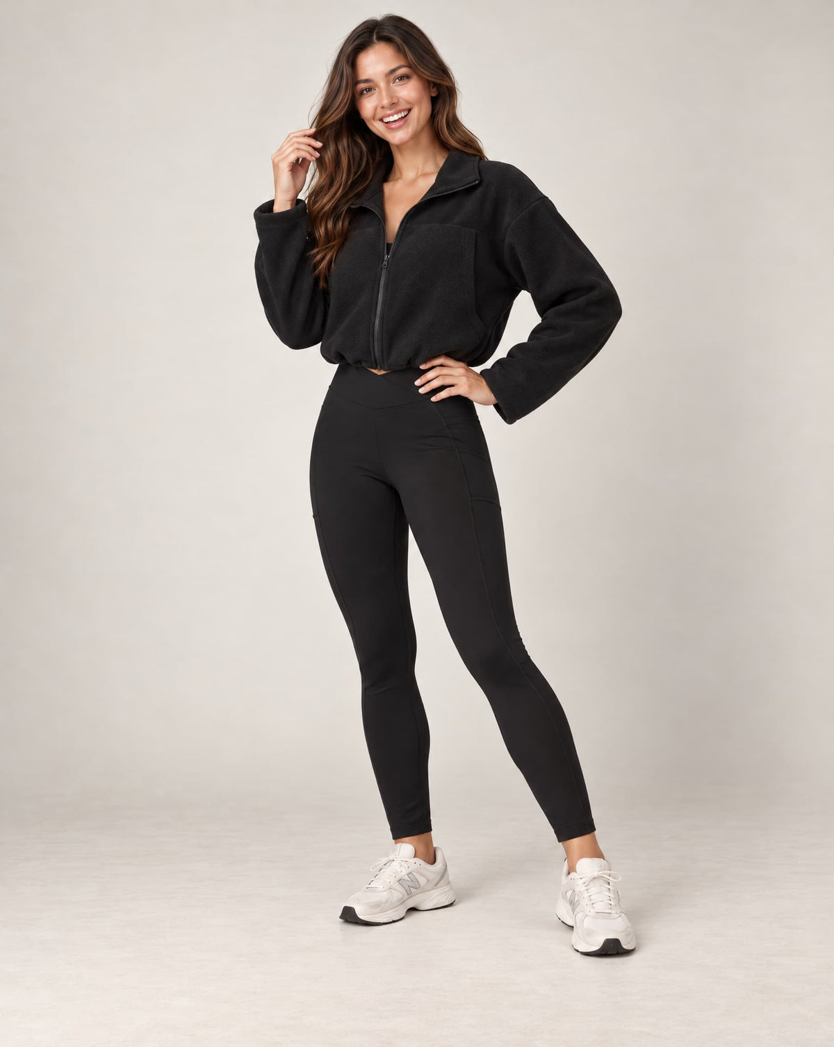 Winter Stride - Windproof Stand-Collar Velvet Running Jacket