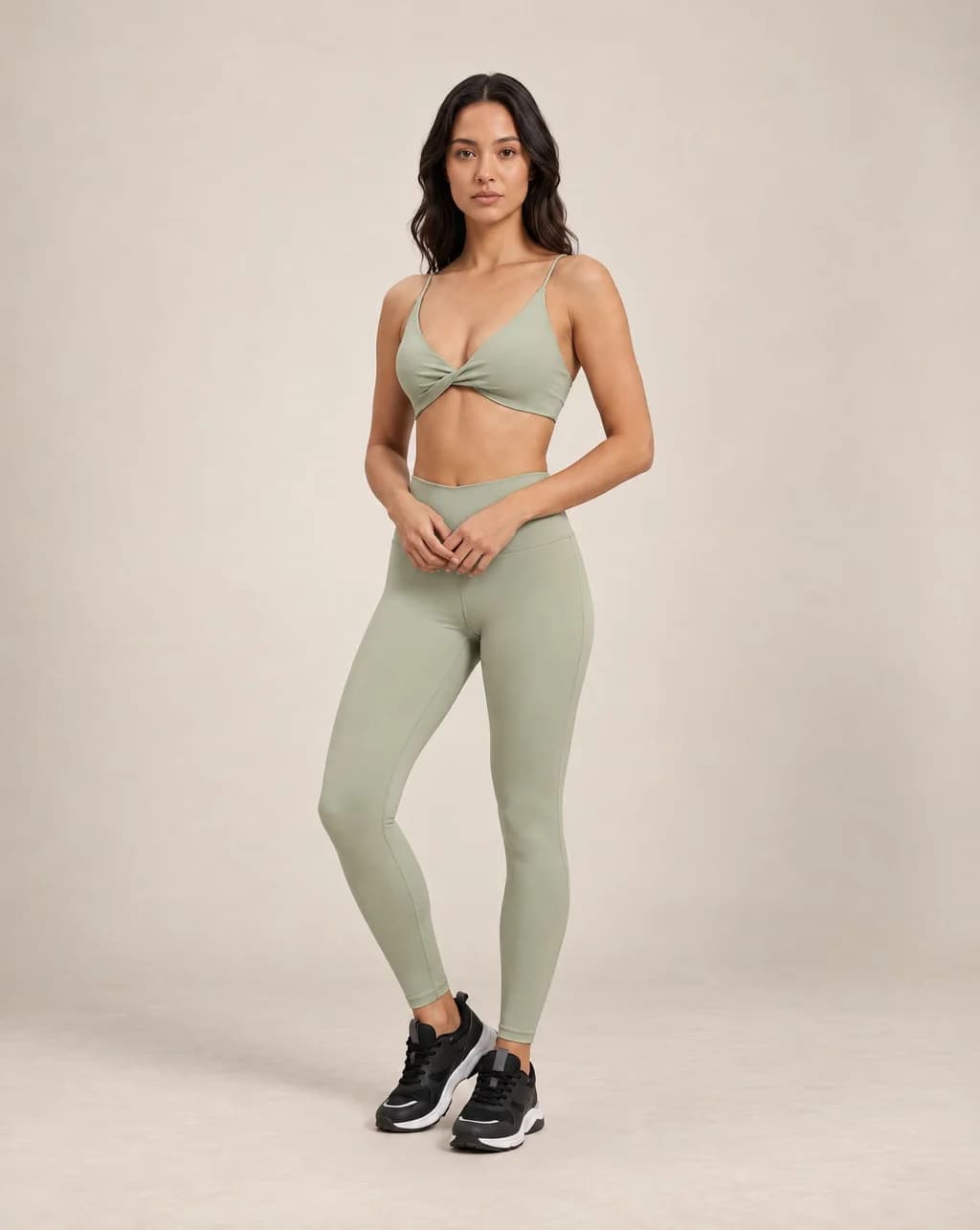 Delicate Flow - V-Neck Thin-Strap Yoga Sports Bra