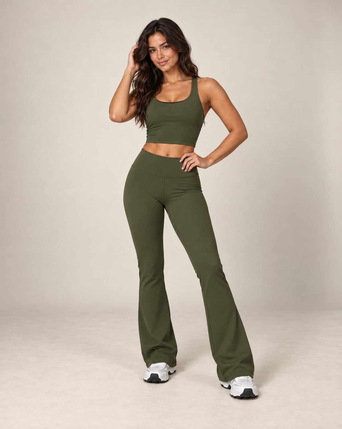 Rise Flare - High-Waisted Butt-Lifting Wide-Leg Active Pants