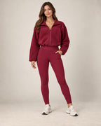 Winter Stride - Windproof Stand-Collar Velvet Running Jacket