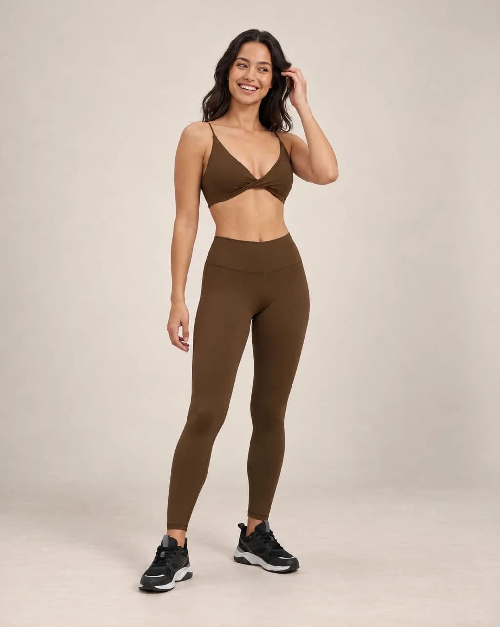 Delicate Flow - V-Neck Thin-Strap Yoga Sports Bra