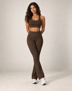 Bare Horizon - Soft-Feel Butt-Lifting Flared Yoga Pants