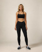 Bare Cross - Soft-Feel Cross-Back Yoga Sports Bra