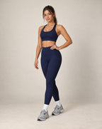 Ribbed Rhythm - Women's Ribbed Yoga Pants