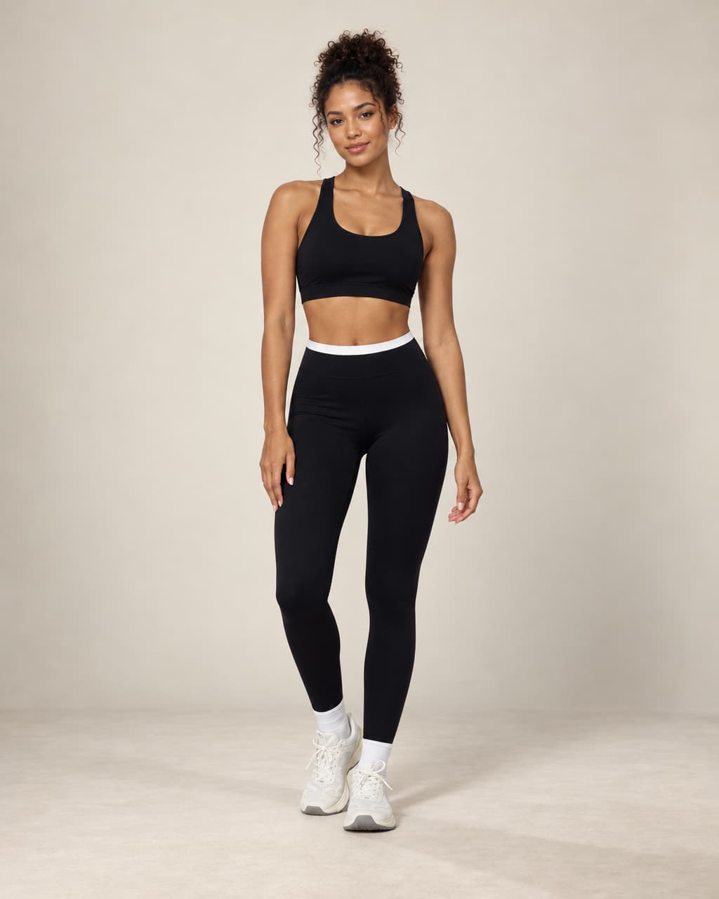 Prism Pace - Colorblock High-Waisted Fitted Workout Pants