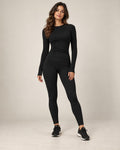 Core Motion - Fitted Long-Sleeve Tummy-Control Running Top