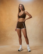 Bare Allure - Soft-Feel Cutout Yoga Sports Bra
