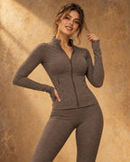 Swift Layer - Brushed Quick-Dry Fitted Jacket with Zip Pockets