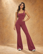 Flow Flare - Yoga Jumpsuit with Slightly Flared Legs
