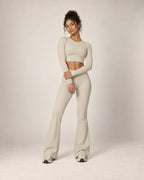Soft Active - Brushed High-Waisted Fitted Workout Pants