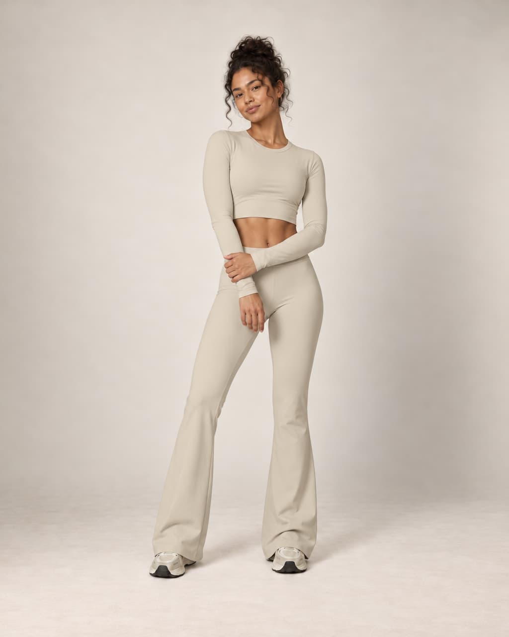 Soft Active - Brushed High-Waisted Fitted Workout Pants