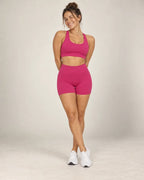 Sprint Fit - High-Waisted Fitted Running & Workout Shorts