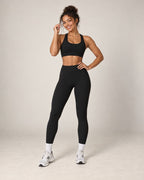 Brushed Sculpt - High-Waisted Tummy-Control Butt-Lifting Yoga Leggings