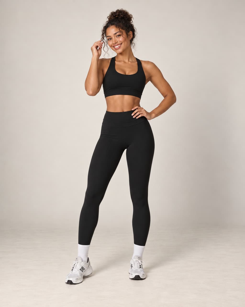 Brushed Sculpt - High-Waisted Tummy-Control Butt-Lifting Yoga Leggings