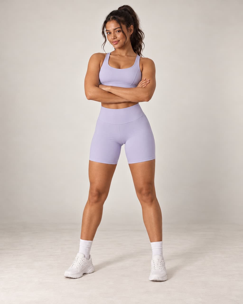 Rise Rhythm - High-Waisted Butt-Lifting Fitted Yoga Shorts