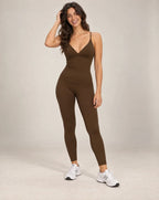 Strap Allure - Women's Thin-Strap Cutout-Back Yoga Tank Top