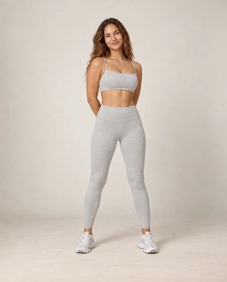 Soft Balance - Brushed Double-Strap Yoga Sports Bra