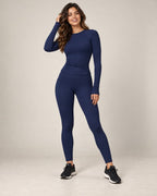 Core Motion - Fitted Long-Sleeve Tummy-Control Running Top
