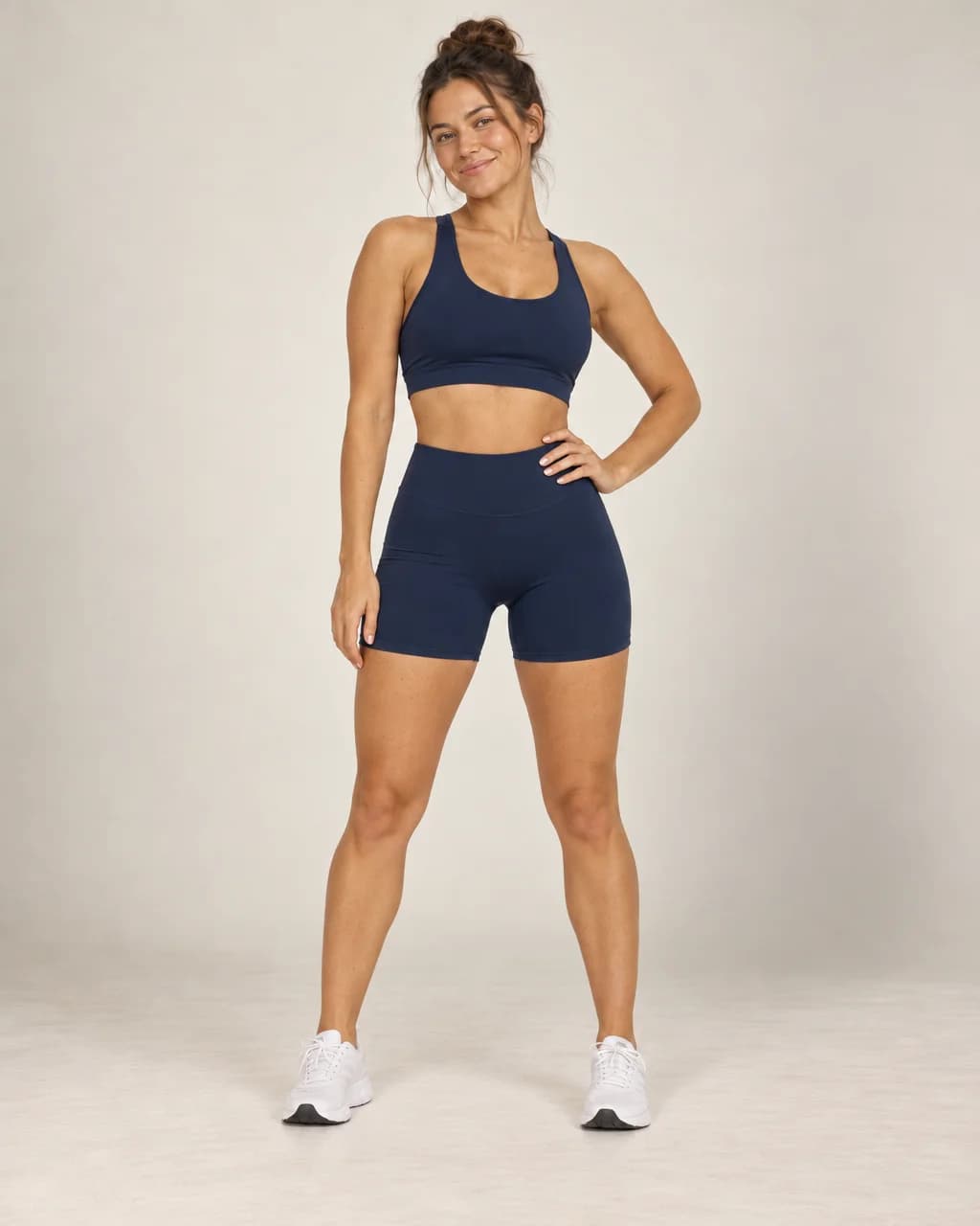 Sprint Fit - High-Waisted Fitted Running & Workout Shorts