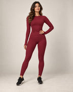 Core Motion - Fitted Long-Sleeve Tummy-Control Running Top