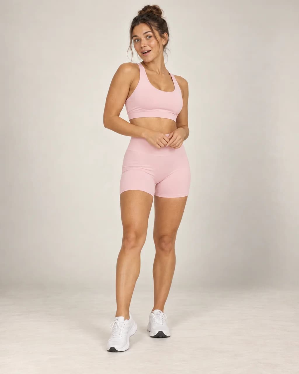 Sprint Fit - High-Waisted Fitted Running & Workout Shorts