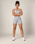 Soft Core - Women's Brushed High-Waisted Tummy-Control Yoga Shorts