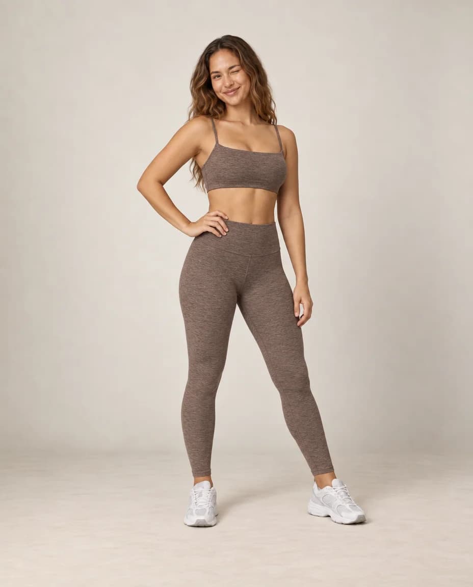 Soft Balance - Brushed Double-Strap Yoga Sports Bra