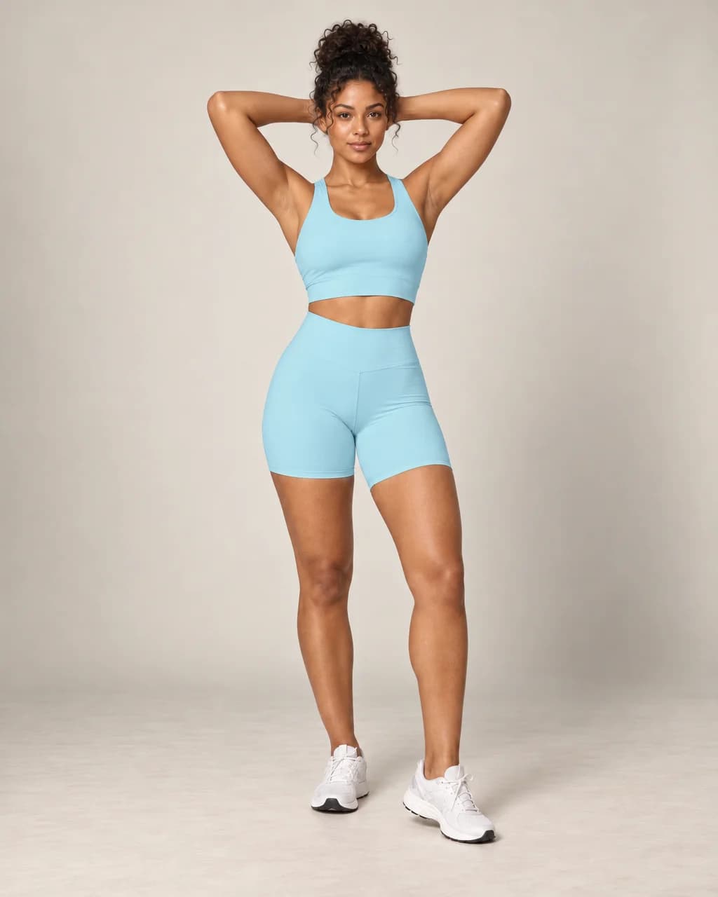 Soft Core - Women's Brushed High-Waisted Tummy-Control Yoga Shorts
